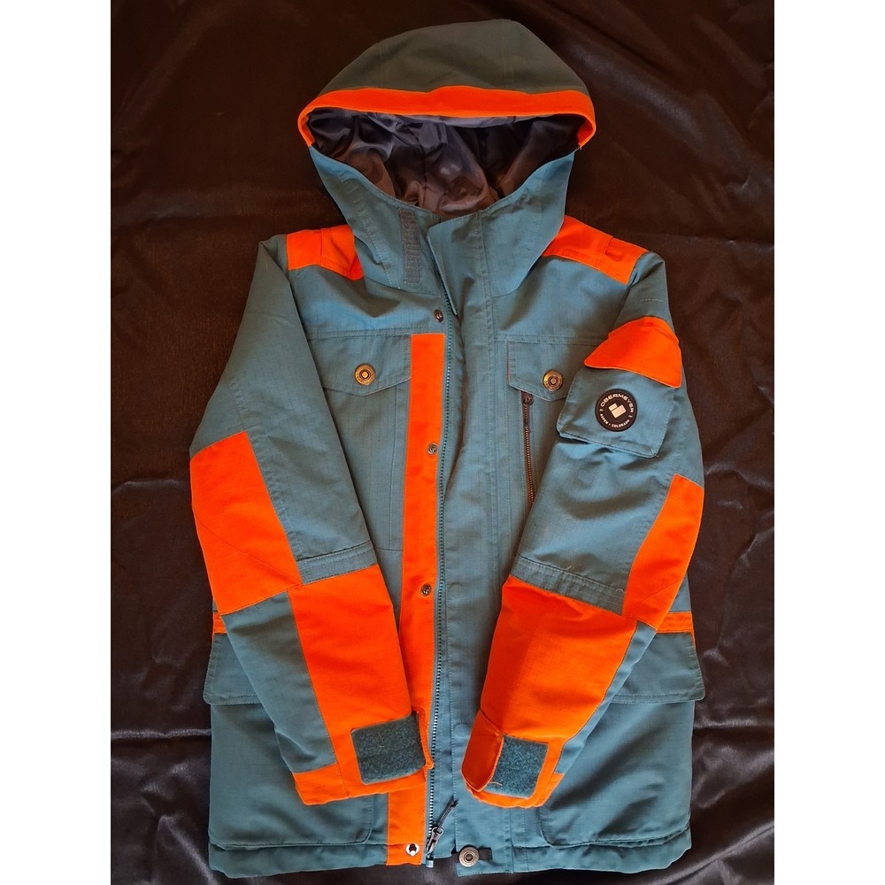 Obermeyer M 10 12  Fleet Zip Up Insulated Hooded Jacket Ski Snow Boys Girls